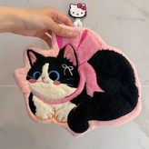 粉蝴蝶結貓咪 × 1個