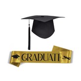 학사모+골드어깨띠 × 1개