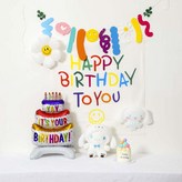 01)현수막생일풍선세트 케익기본형 시나모롤 × 1세트