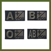 혈액형패치 소형국방AB형 × 1개