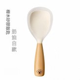 奶白矽膠飯鏟 × 1個