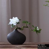 粗陶拉絲藝術瓶禪意杜鵑花 × 1個