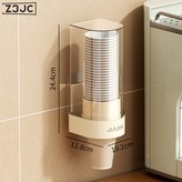 壁掛紙杯架【大號*奶油色】:如圖 × 1個