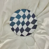 黑色棋盤格杯墊 × 1個