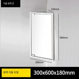 거울 광택 푸시형 오른쪽 문 × 1개