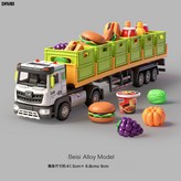 合金超大號(過家家)運輸車白色:如圖 × 1個