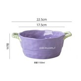 雙耳湯碗-心動蜜桃+冰透葡萄（2個）:如圖 × 1個