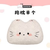 毛絨萌貓抱枕一個:毛絨萌貓抱枕一個 × 1個
