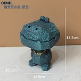 鱷魚收納擺件-藍色:如圖 × 1個