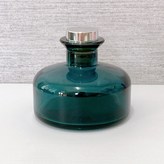 200ml 霧藍玻璃瓶+銀色塞 × 1個