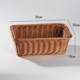 淺咖色長方30*20*10cm × 1個