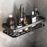 블랙 일자형 선반