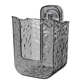 濕紙巾/洗臉巾收納盒-水波紋透灰 × 1個