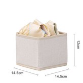 14.5*14.5*12cm【無格】棉麻 × 1個