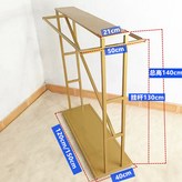 加厚金色雙槓長1.5高1.5米帶雙板-- × 1個