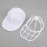 帽子洗護袋白色 帶帽簷支架 × 1套