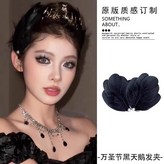 黑色甜美款一對 × 1個