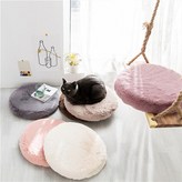 그레이 원형퍼방석 × 1P