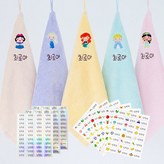 공주 고리수건  5장 + 네임스티커 × 1세트