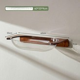 타원형 우주 캡슐-블랙월넛 × 1개