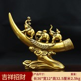 吉祥招財小號鎏金銅色:如圖所示 × 1件