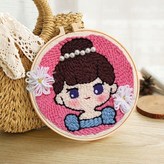 小公主 ,簡單戳筆+三角架-非成品 × 1個
