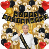 골드 풀세트(어깨띠 포함) + 레드 하트 4p × 1세트