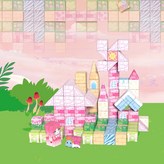 F722粉色城堡-66P,2.0CM × 1個