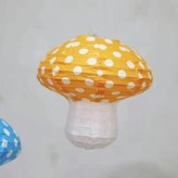 橙色蘑菇,20*18.5cm單個燈籠（無配件） × 1個