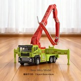 小能手【合金】綠色水泥泵車(合金車頭):如圖 × 1個