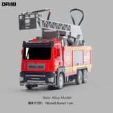 塑料消防雲梯車 帶燈光音效 可水:如圖 × 1個