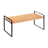 04.單層黑架原木色-40CM × 1個