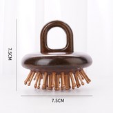 竹子齒氣囊指環梳A款 金絲檀:如圖 × 1個