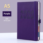紫色,英文版A5日程本【2026豎紋】400頁 × 1個