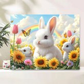 토끼 튤립 해바라기 × 1개