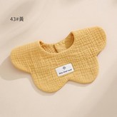 六層花瓣圍嘴 明黃 × 1個