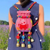 【大號】粉色小揹簍 × 1個