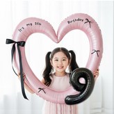 핑크하트 숫자 9 × 1세트