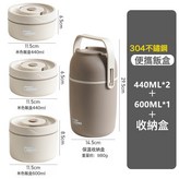 咖色:三層(440mlx2+600ml) × 1個
