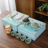 哥窯如意壺茶具:如圖所示516 × 1個