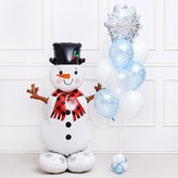 스탠딩 에어벌룬 스노우맨 139cm [공기주입전용] × 1개