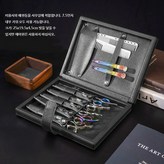 B. 블랙 가죽 5개 세트 × 5개