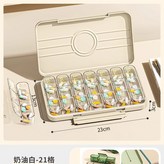 21格●奶油白【食品級材質+三重密封】:無規格