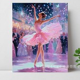 PK0737-스포트라이트 아래 발레리나 × 1개