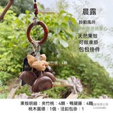 晨露（8顆果殼+桃木圓環）掛件 × 1套
