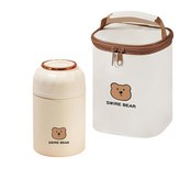 316鋼米白 - 500ml 送摺疊勺子 保溫袋 × 1個