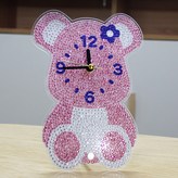 보석십자수 탁상시계(고양이) × 1개