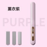 紫色【液晶顯示屏+卷直3用+可換頭】:美規【國内可用】 × 1個