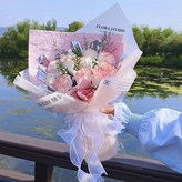 甜心奶泡 - 公主粉 - 創意花束 單花束 × 1個