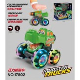 按壓燈光大腳車/鱷魚 × 1個